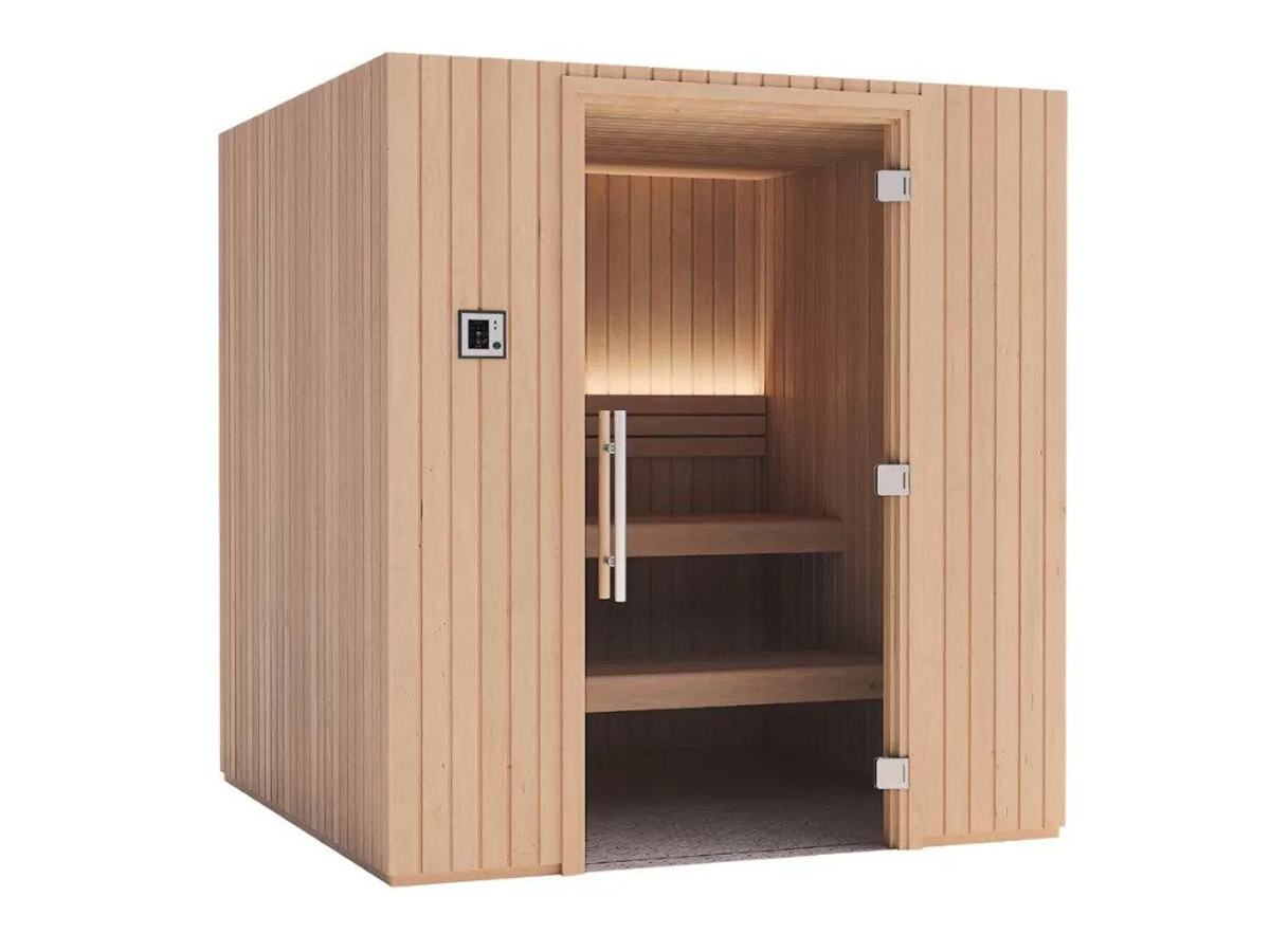 Emma Wood Wall_Sauna Room