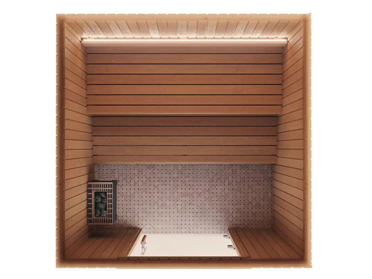 Emma Wood Wall_Sauna Room